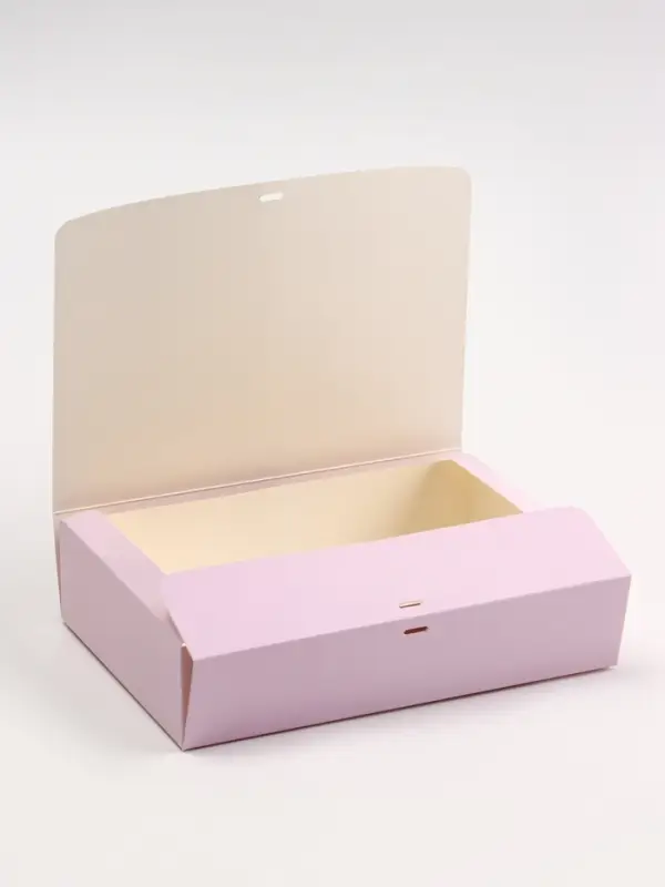 Коробка складная, лаванда, 21 х 15 x 5 см