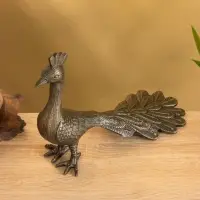 Сувенир &laquo;Павлин&raquo;, 28&times;12&times;21 см, алюминий