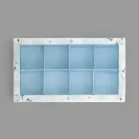 Коробка под 8 конфет с ячейками &laquo;Новогодние подарки&raquo;, 10 х 18,5 х 3 см