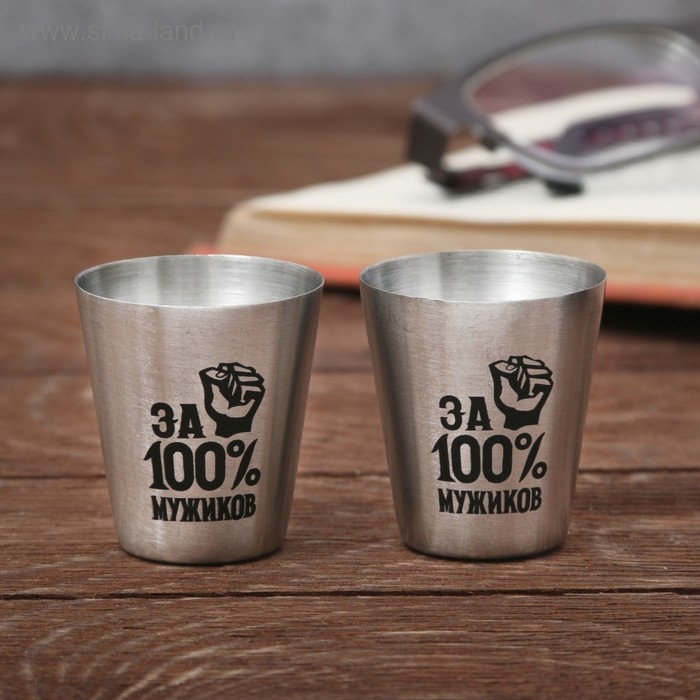 Набор &laquo;Настоящий мужик&raquo;, нож мультитул, стопки 30 мл, 2 шт.