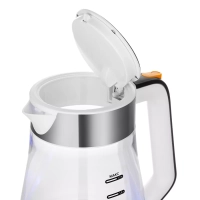 Чайник электрический стеклянный КТ-6626 - 1.7 л