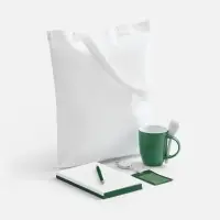 Набор Welcome Pack, зеленый с белым
