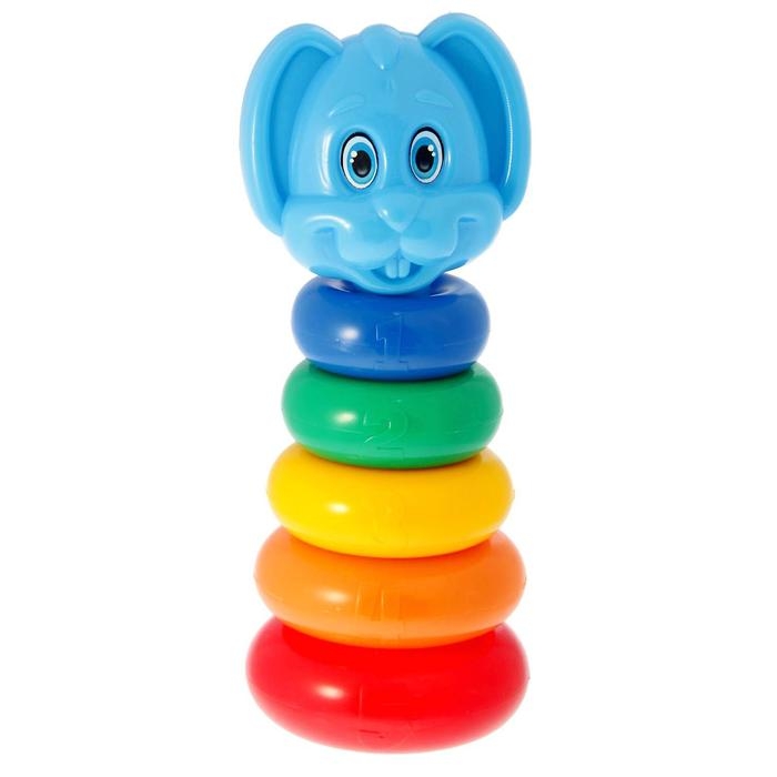 Пирамидка 5 колец &laquo;Зайка&raquo;