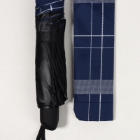 Зонт механический &laquo;Клетка&raquo;, эпонж, 4 сложения, 10 спиц, R = 54/60 см, D = 120 см, цвет МИКС