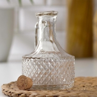 Бутылка стеклянная для соусов и масла с пробковой крышкой Доляна &laquo;Парфе&raquo;, 180 мл, 9,5&times;14 см