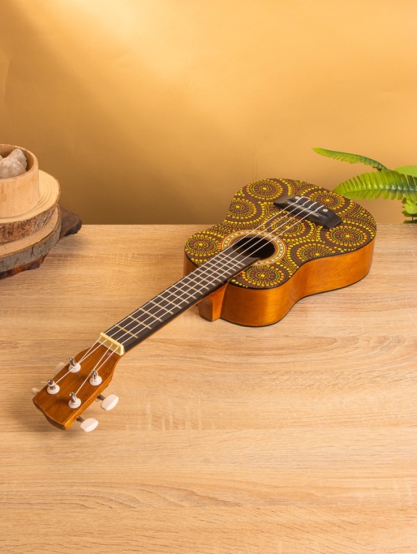 Сувенирный музыкальный инструмент Укулеле &laquo;Туземец&raquo;, 55 см, махагон, дерево