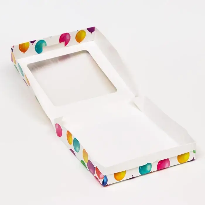 Коробка складная Happy Birthday, 20&times;20&times;4 см