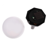 Садовый светильник на солнечной батарее &laquo;Малый шар&raquo;, 10&times;32&times;10 см, 1 LED, свечение тёплое белое