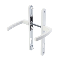 Гарнитур нажимной ТУНДРА 92/25 мм, стандартный, цвет белый