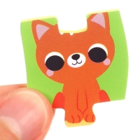 Мягкий пазл для малышей &laquo;Пирамидка: Животные фермы&raquo;, 5 деталей, Крошка Я