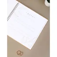 Книга свадебных пожеланий "Семья", коллаж, крафт, на пружине ВБ, 21.1 х 21 см