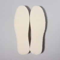 Стельки для обуви, универсальные, двухслойные, р-р RU до 46 (р-р Пр-ля до 46), 29 см, пара, цвет бежевый