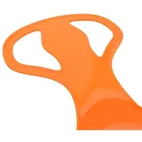 Санки-ледянки &laquo;Скороход&raquo;, оранжевые 65х42см