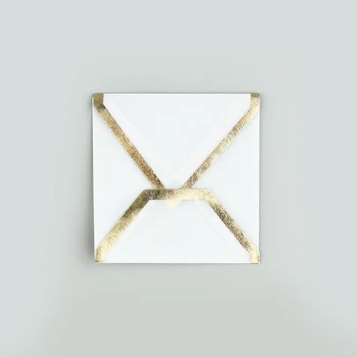 Открытка с конвертом &laquo;Поздравляю&raquo;, тиснение, 7 х 7 см