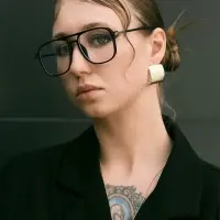 Серьги металл "Дуга" тренд, цвет золото