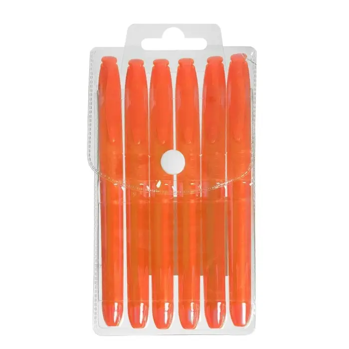 Маркер-текстовыделитель скошенный 5 мм, оранжевый