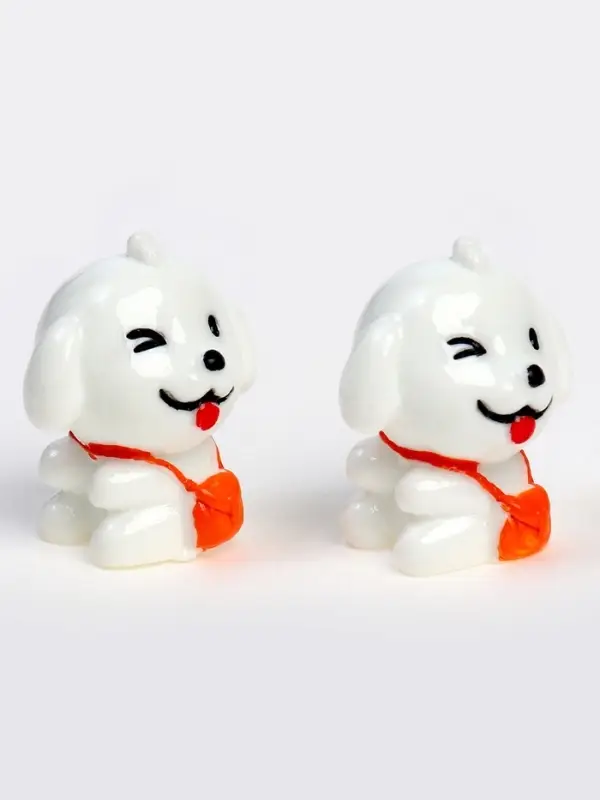 Миниатюра кукольная &laquo;Собачка&raquo;, набор 2 шт., размер 1 шт. &mdash; 2,7 &times; 2,4 см