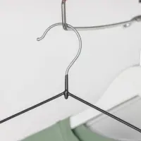 Плечики - вешалка для одежды, 41&times;20&times;0,3 см, чёрные