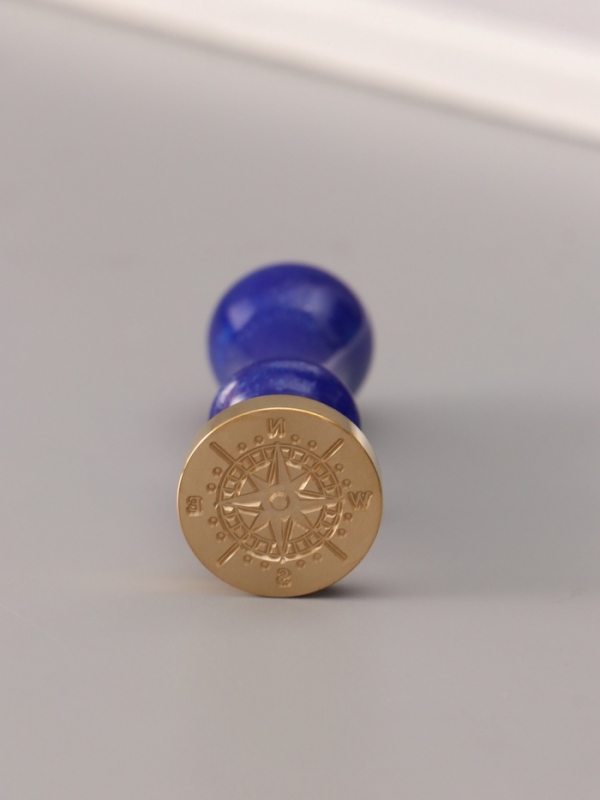 Сургучный набор "Компас" печать, ручка, сургуч 12,5х10х3,6 см