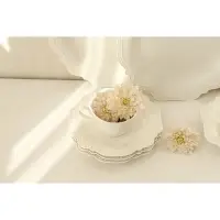 Блюдце фарфоровое Magistro &laquo;Сюита&raquo;, d=15.6 см, цвет белый