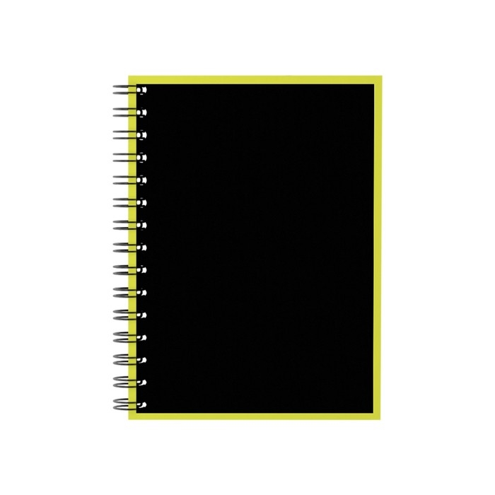 Тетрадь на спирали, 120 листов в клетку, ErichKrause Accent, обложка мелованный картон, глянцевая ламинация, тиснение лён, блок офсет 100% белизна, МИКС