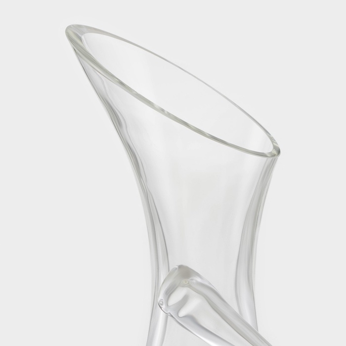 Декантер с ручкой &laquo;Грюнер&raquo;, 1200 мл, 15,5&times;10&times;35 см, стекло