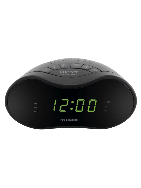 Часы электронные с FM радио H-RCL200 зеленая подсветка