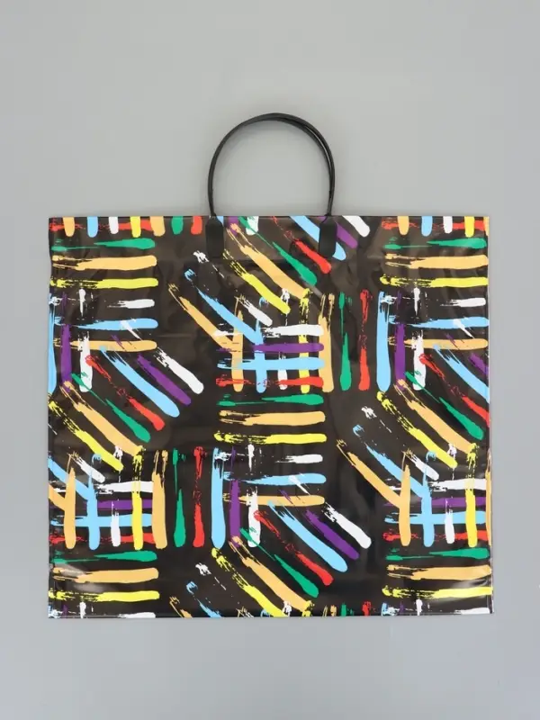 Пакет "Нейтрал ассорти", полиэтиленовый с пластиковой ручкой, 38 х 34 + 3 см, 90 мкм