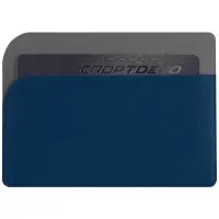 Чехол для карточек Dual, синий