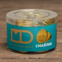 Монеты шоколадные &laquo;Смайлик&raquo;, в банке, 6 г