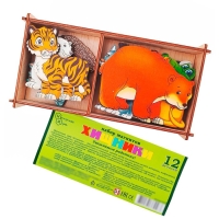 Набор &laquo;Хищники&raquo; на магнитах, в коробке 12 деталей