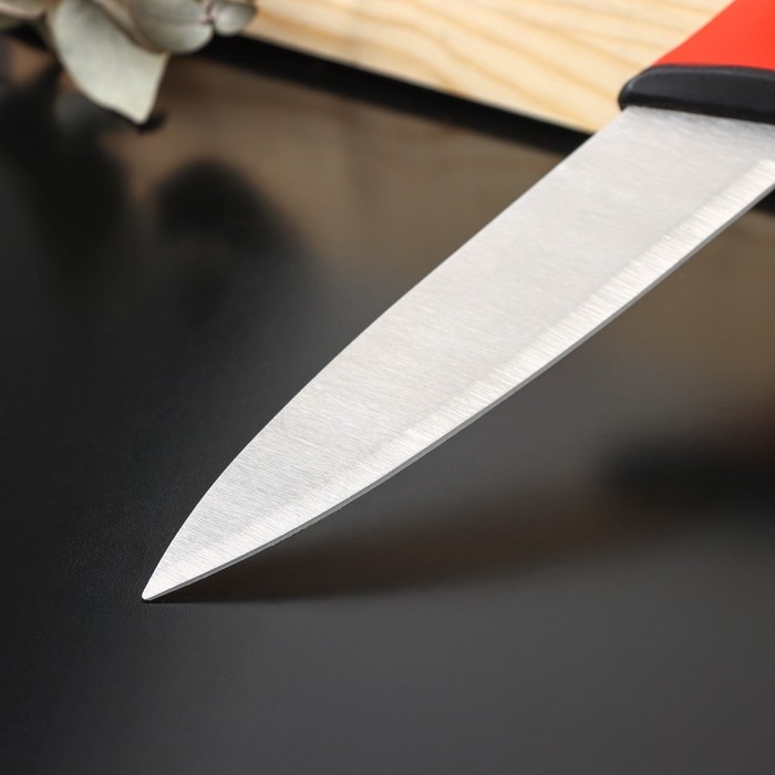 Нож - шеф Доляна Bull, лезвие 20,5 см, цвет красный