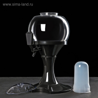 Башня пивная &laquo;Сфера&raquo;, 3 л, цвет чёрный