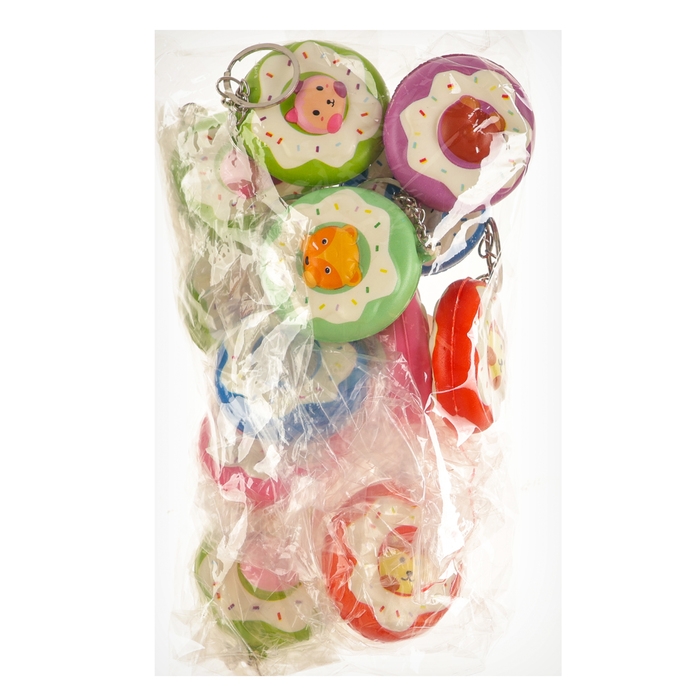 Мялка-сквиш &laquo;Зверюшки&raquo;, на брелоке, цвет МИКС