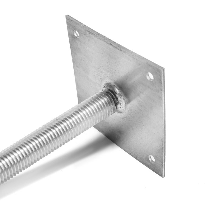 Анкер ЛОМ, регулируемый по высоте, оцинкованный, М24х200х120 мм