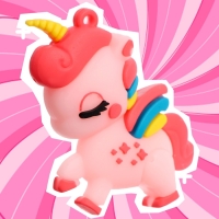 Детский игровой автомат &laquo;Любимый единорог&raquo; с игрушками, в наборе 6 шаров-сюрпризов