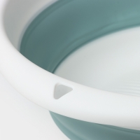 Таз складной &laquo;Флекс&raquo;, 10 л, 39.5&times;40&times;5.5 см, цвет морская волна