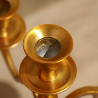 Подсвечник "Джания" на 5 свечей 18х18х35 см, алюминий