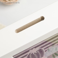 Копилка интерьерная пластик "Кактусы и полоски" 17х12х3,8 см