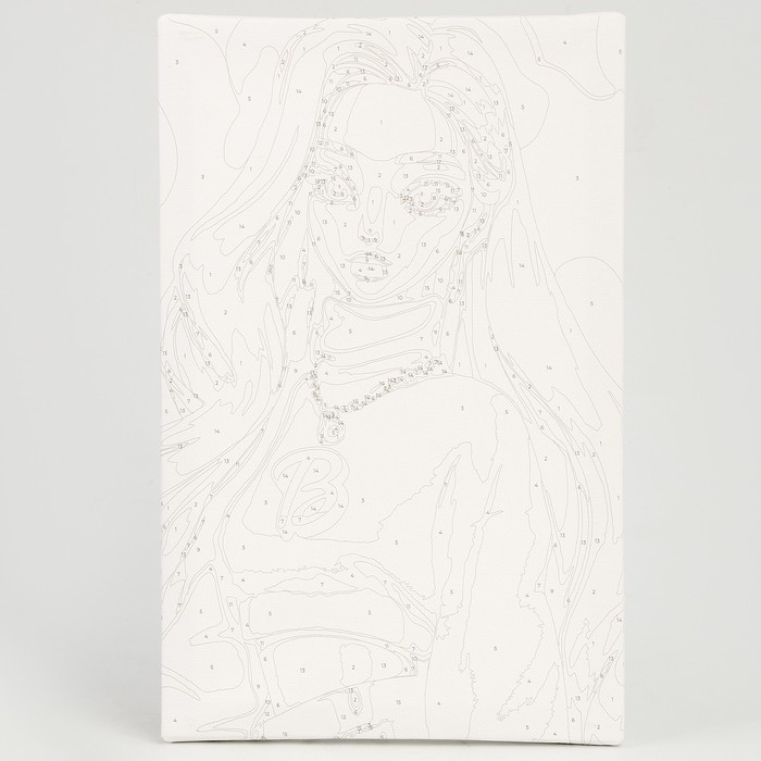 Картина по номерам для детей &laquo;Блондинка в розовом&raquo;, 20 х 30 см