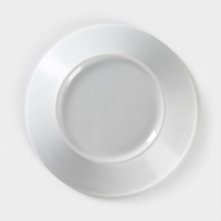 Блюдце фарфоровое &laquo;Гуси&raquo;, d=14 см, рисунок микс, цвет белый