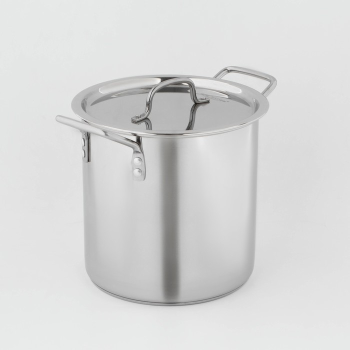 Кастрюля &laquo;Общепит&raquo;, 11 л, d=25 см, h=34 см, капсульное дно, индукция