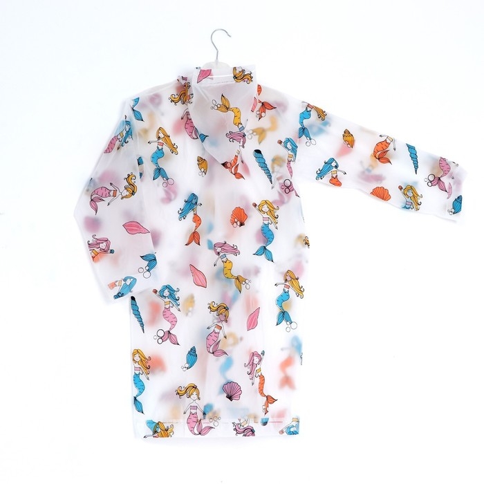 Дождевик детский &laquo;Милая русалочка&raquo; (125-155 см)