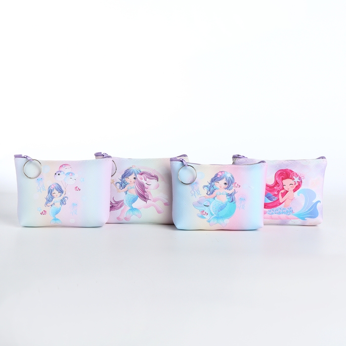 Кошелёк детский на молнии &laquo;Выбражулька&raquo;, цвет МИКС