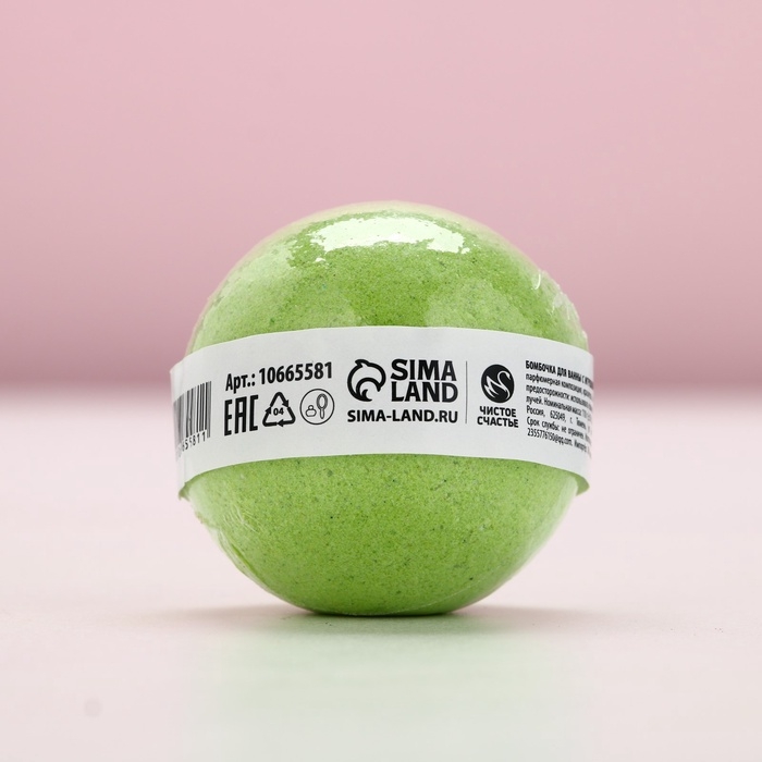 Бомбочка с игрушкой внутри ЧИСТОЕ СЧАСТЬЕ &laquo;Динозавр&raquo;, 110 г, Новый Год