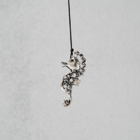 Музыка ветра металл "Морские коньки" 5 трубок 60 см