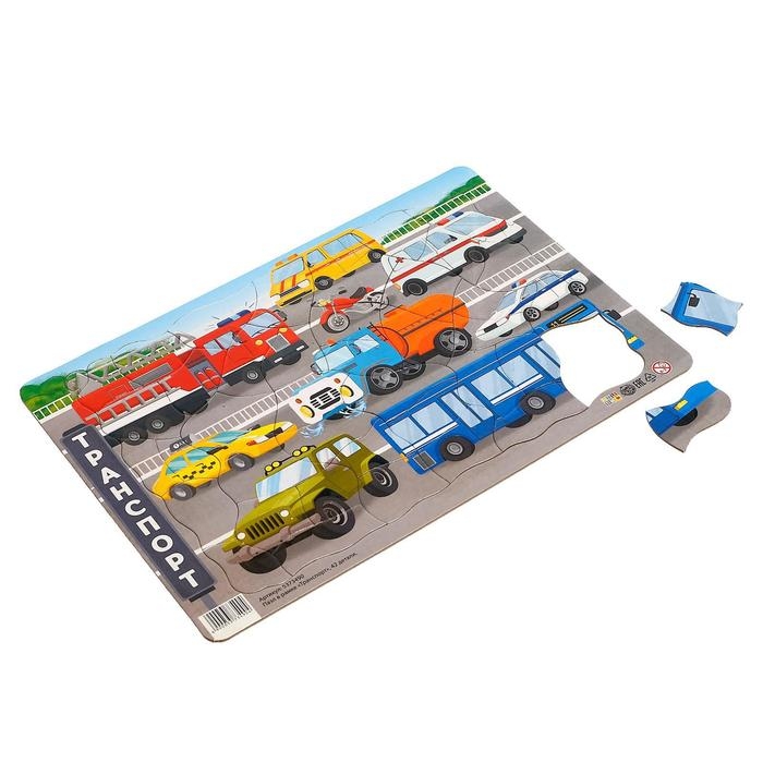 Пазл в рамке &laquo;Транспорт&raquo;, 42 детали