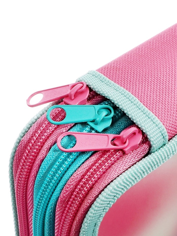 Пенал 3 секции, 125 х 205 х 55 мм, Calligrata 30П26/3 "Кот Корея", ламинированный картон