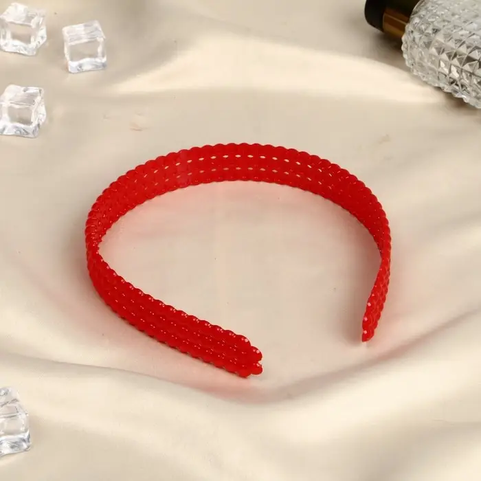 Ободок для волос &laquo;Дивина&raquo;, дорожки широкий, 1 см, МИКС