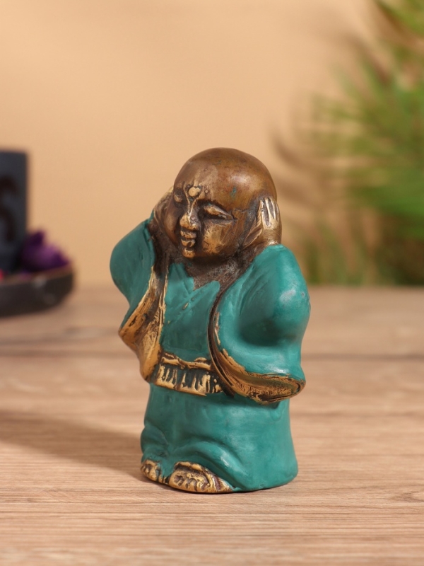 Сувенир бронза "Монах" 5х4х8 см